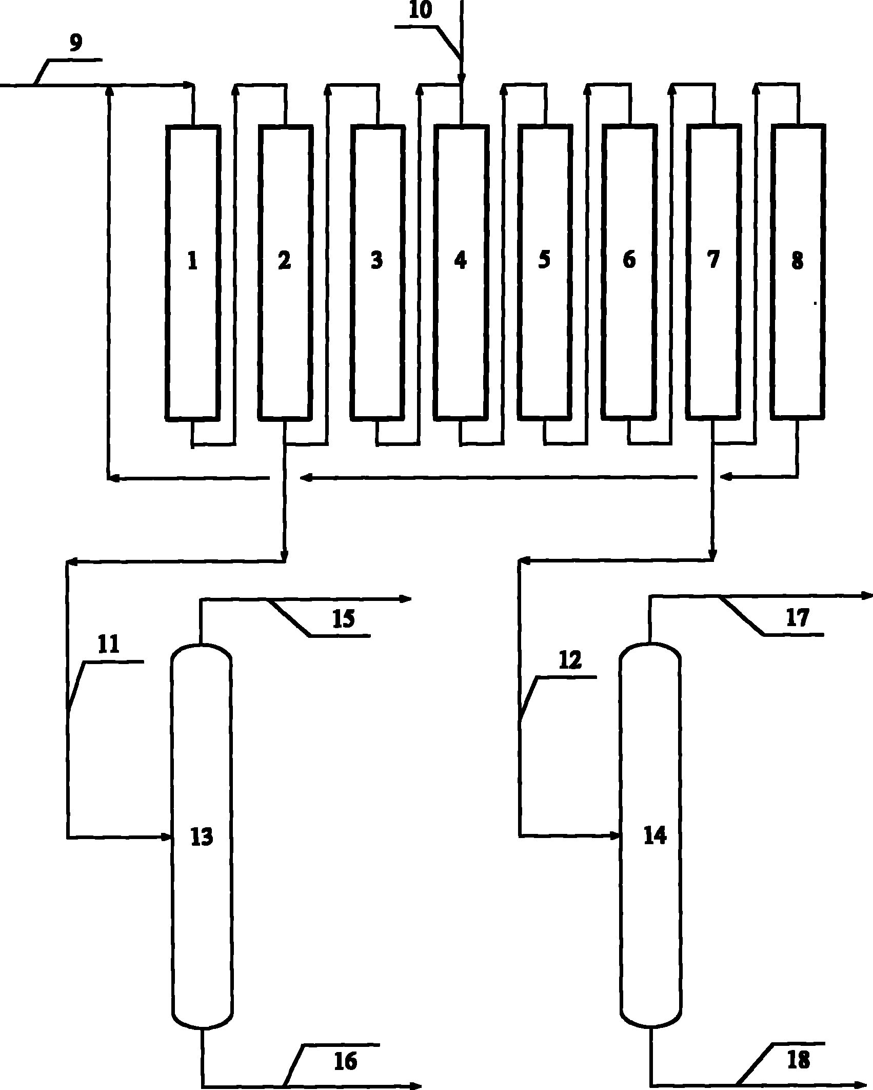 Method for separating glycol and butylene glycol