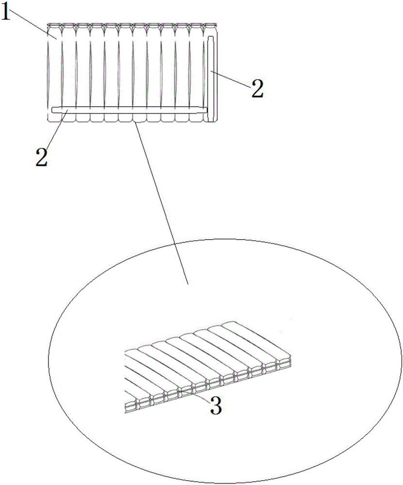 Inflation device and inflatable curtain of same structure