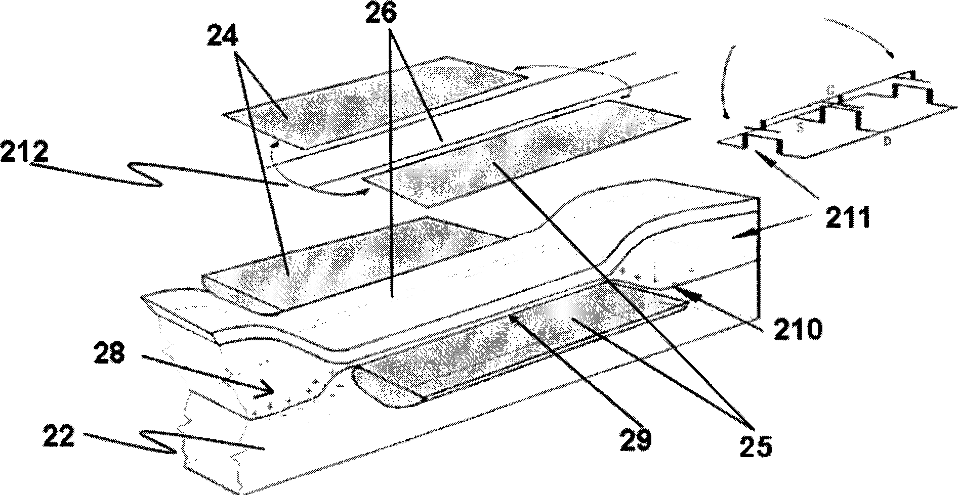 Double edge total dose resistant radiation reinforcement pattern construction preventing edge electricity leakage