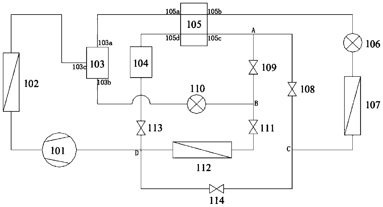 Auto-cascade refrigeration system, drying device with same and operation method