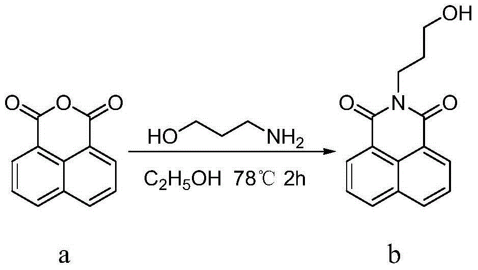 Synthesis and application of naphthalimide derivative containing 1,2,3-triazole on amide side chain