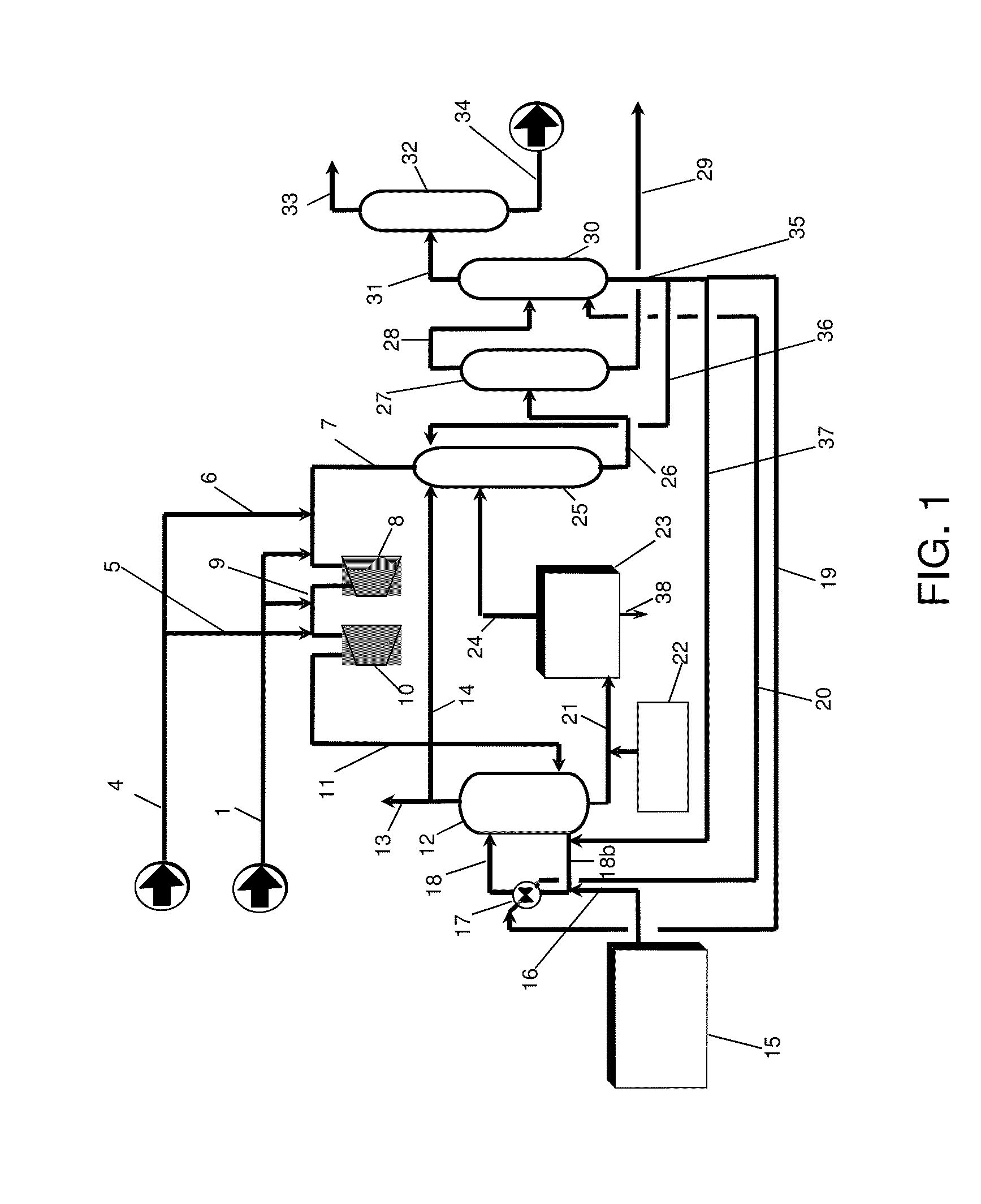 Process for separating 1-hexene from a mixture of products obtained from an ethylene trimerization zone