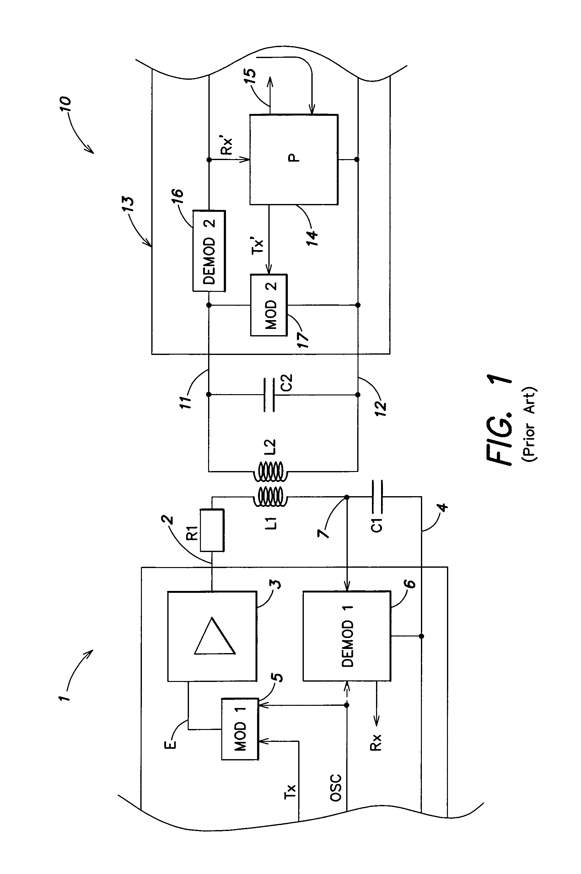 Validation of the presence of an electromagnetic transponder in the field of an amplitude demodulation reader