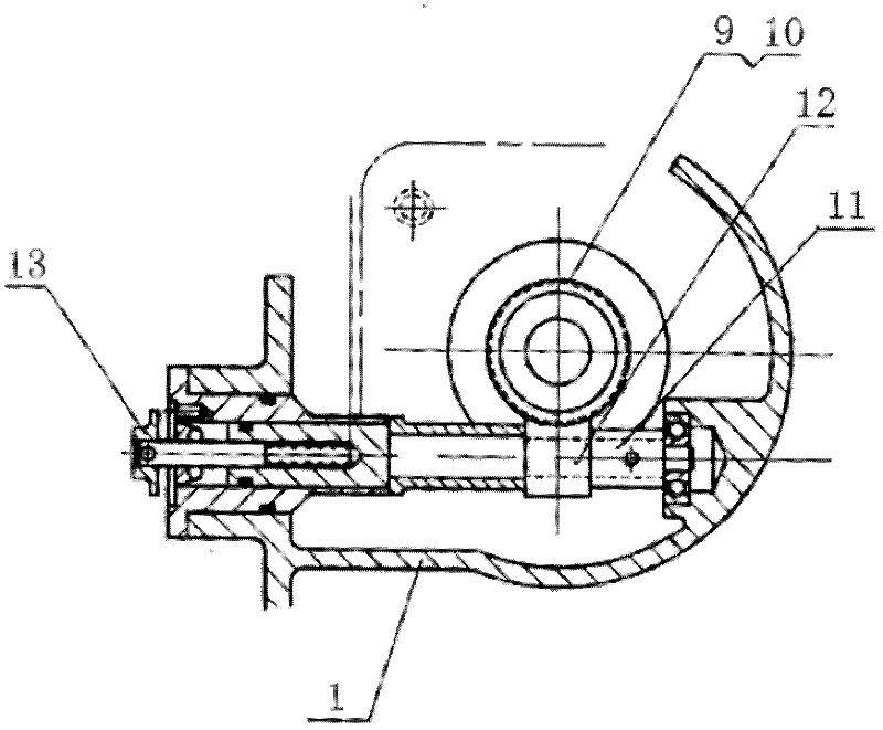 Electric device of fire monitor barbette