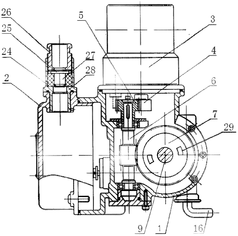 Electric device of fire monitor barbette