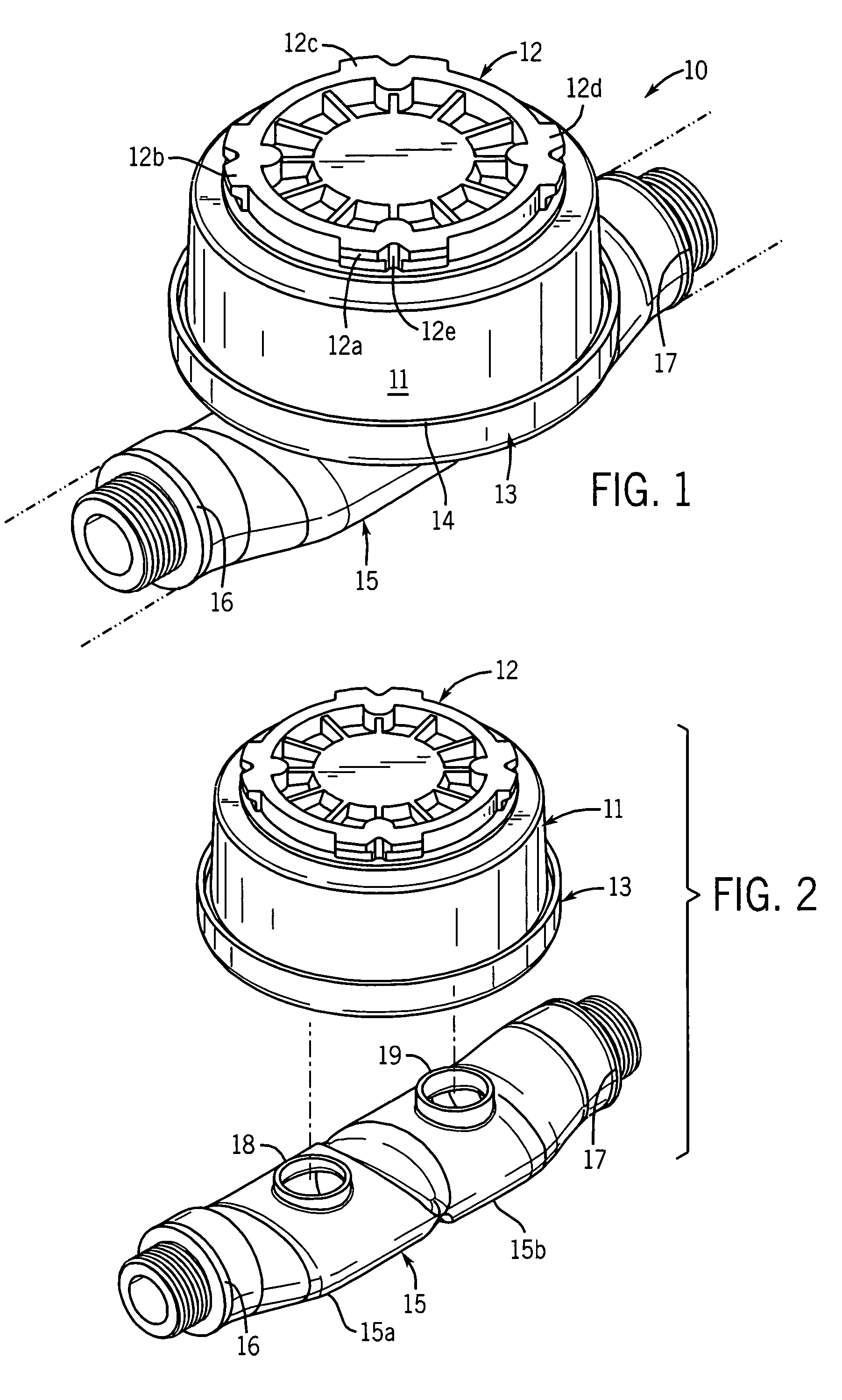 Meter housing assembly and method of assembly