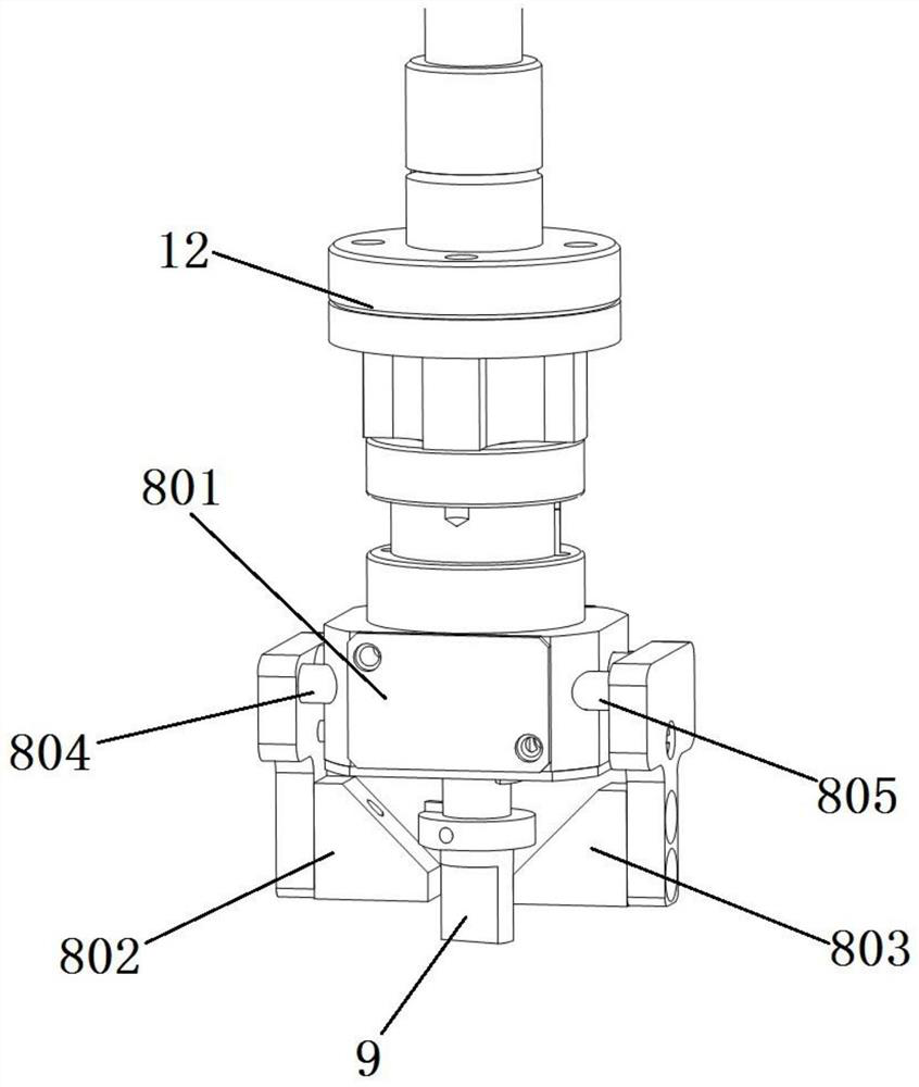 Sucking and clamping integrated sucker module