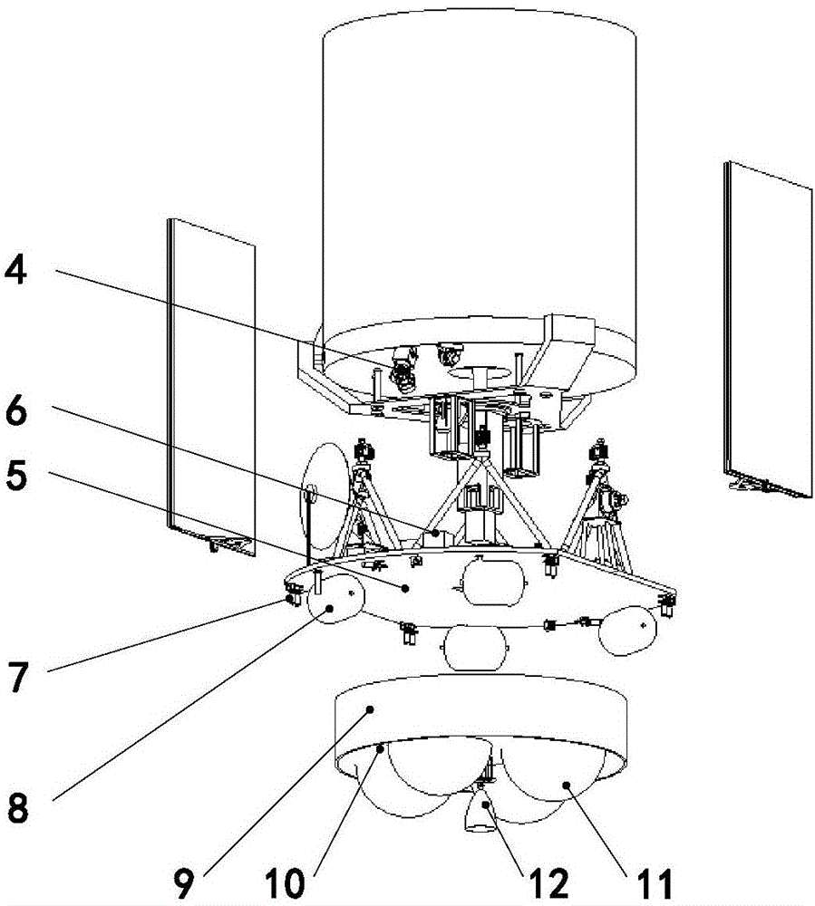 Space-based large-diameter multi-constrained extrasolar terrestrial planet detector structure