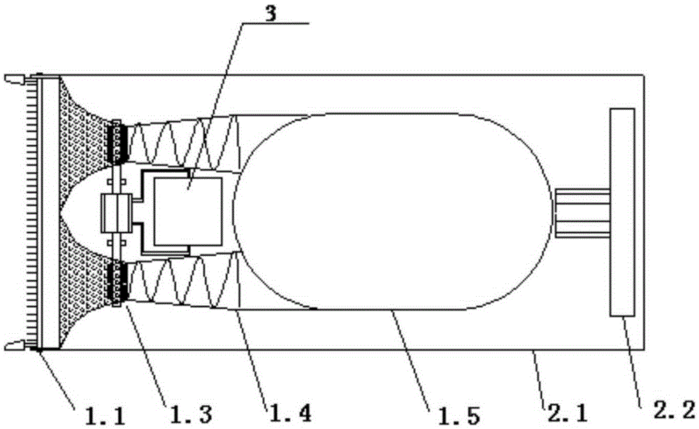 Remote-control airboat for collection and compression of lemna minor and using method of remote-control airboat