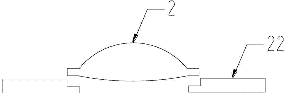 Optical enlargement combination lens, head-mounted display optical system and equipment