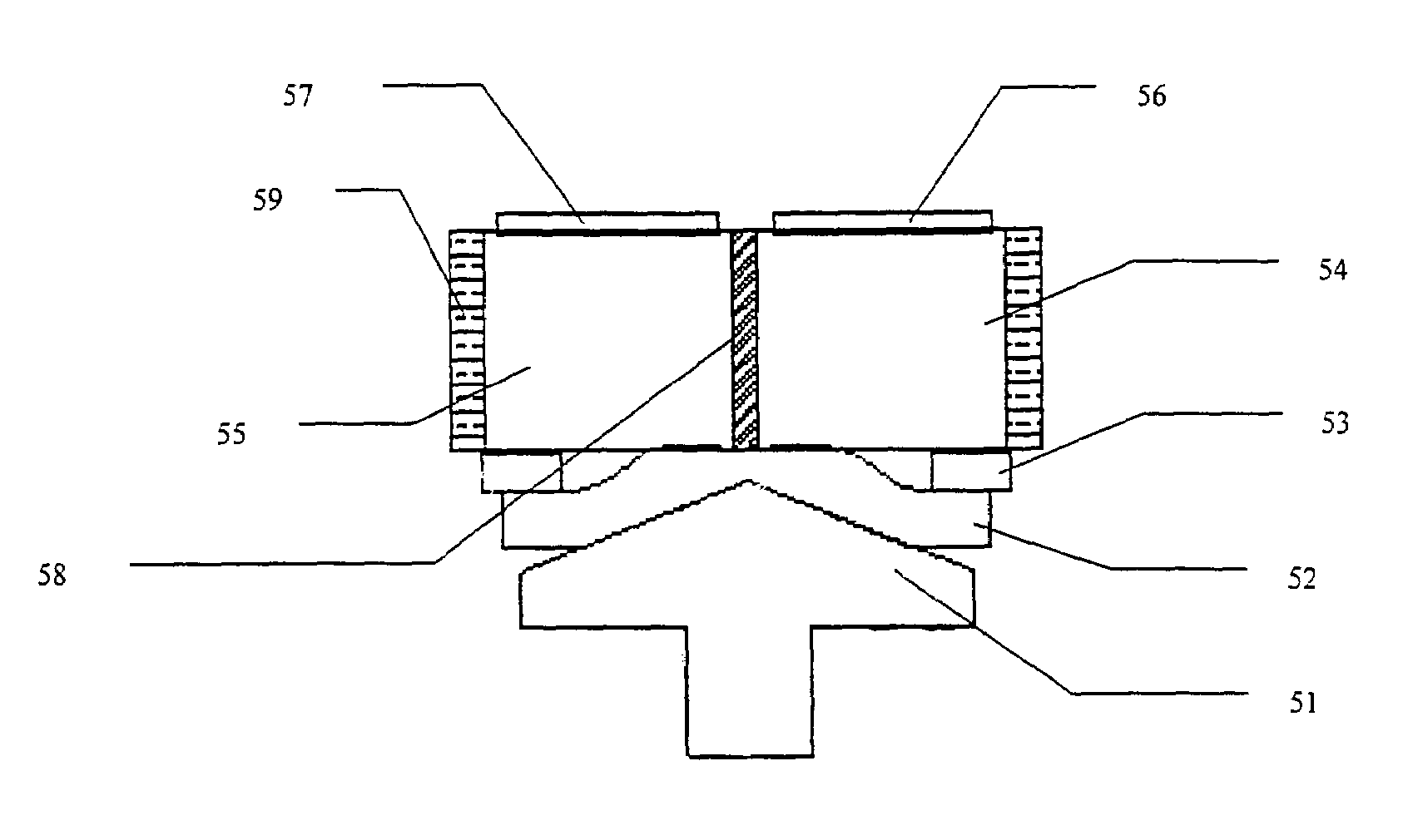 Device for varying capacitance