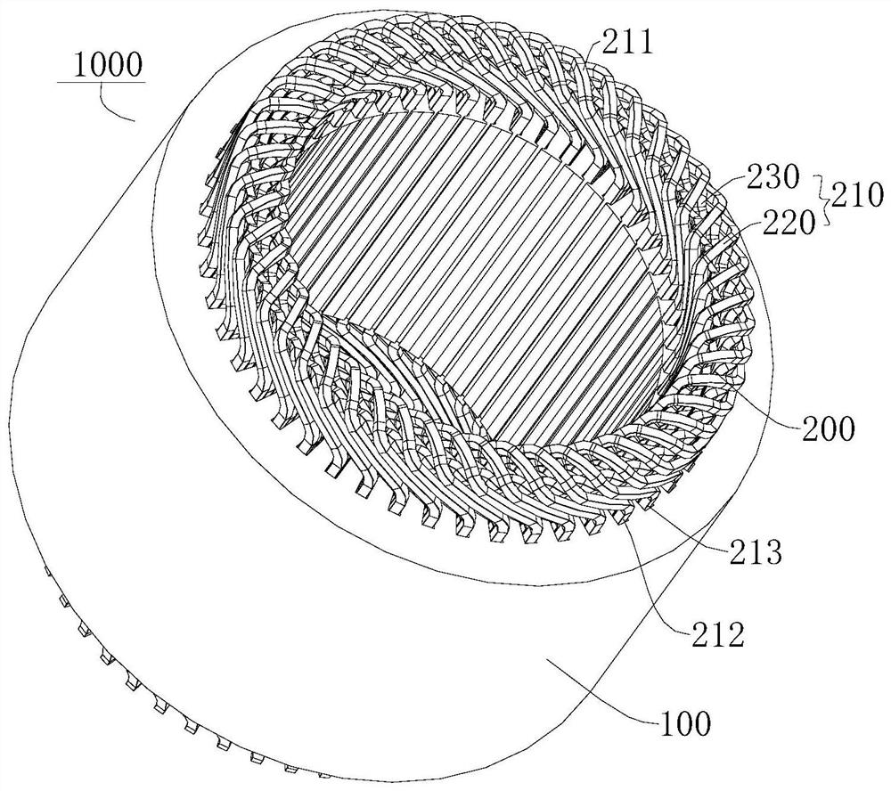 Stator assemblies and motors