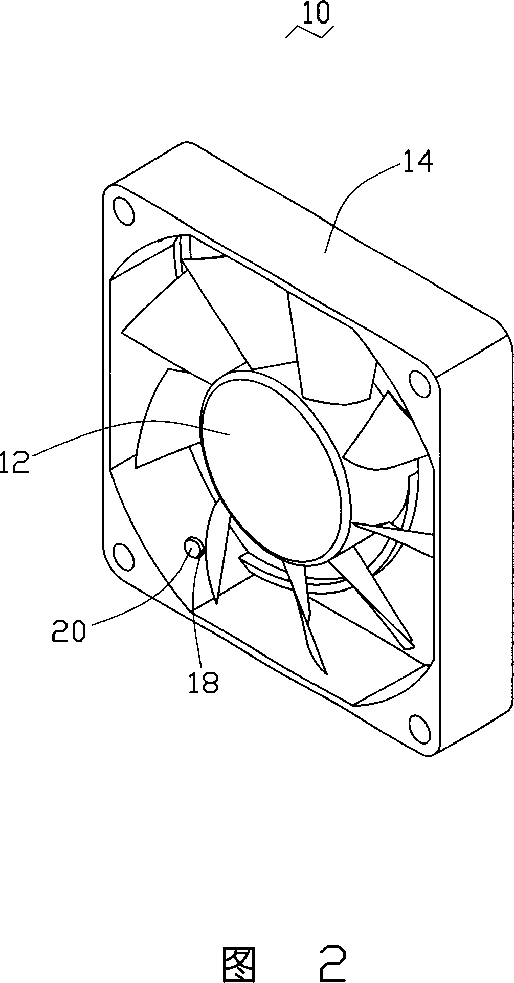 Radiator with rotation-speed indication function