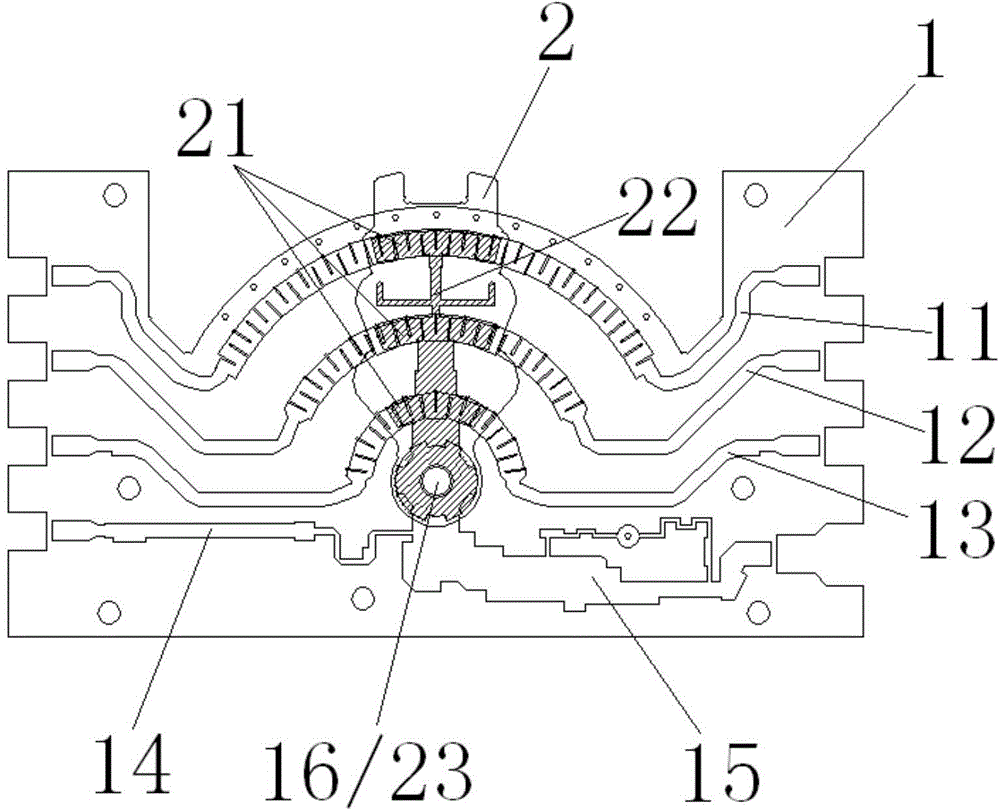 Base station tunable antenna broadband and slow wave phase shifter