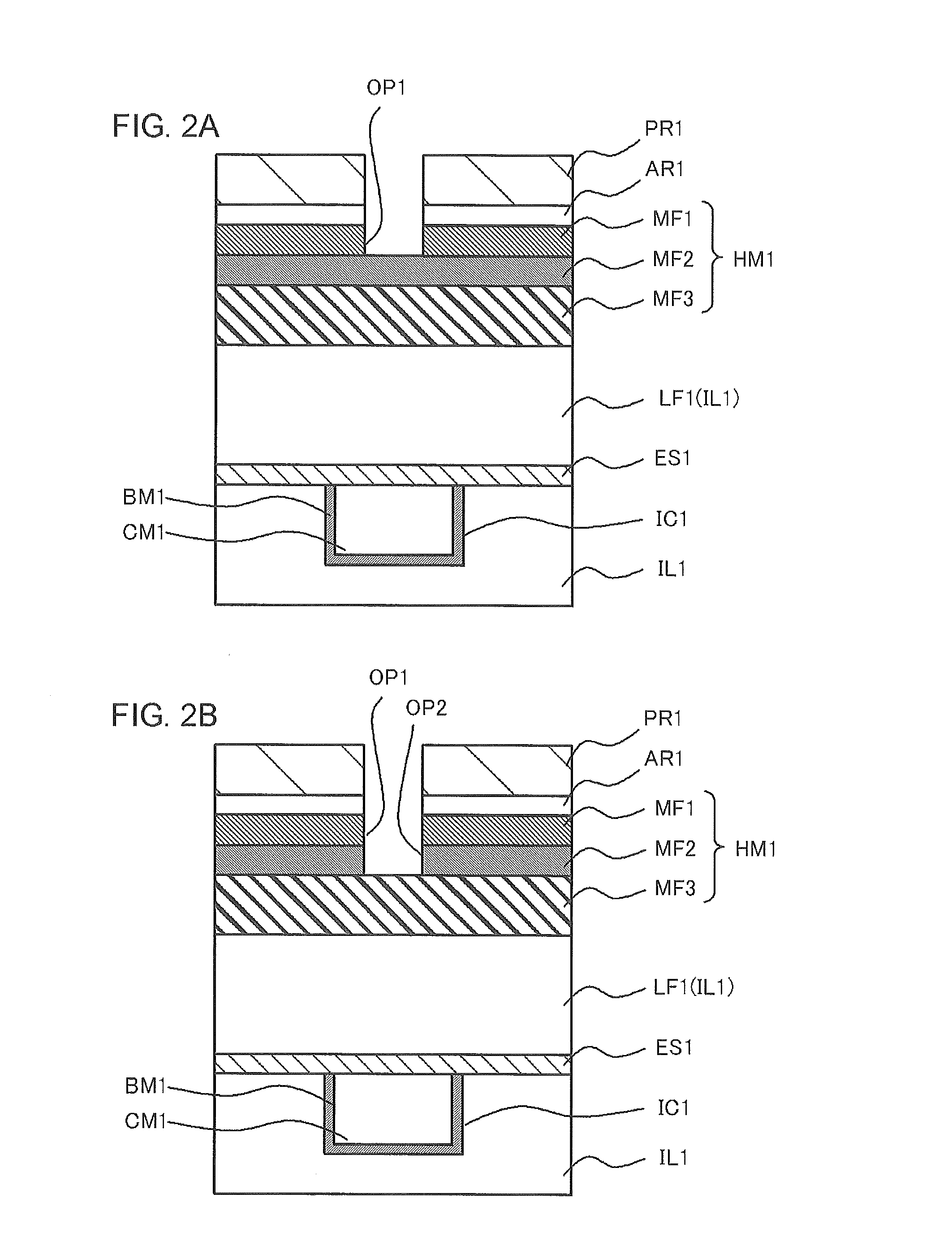 Method of manufacturing semiconductor device including forming trench pattern in a mask film