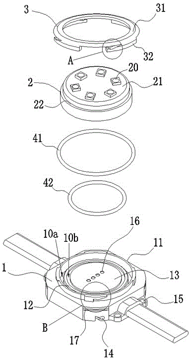 PNP pixel lamp convenient to disassemble and maintain