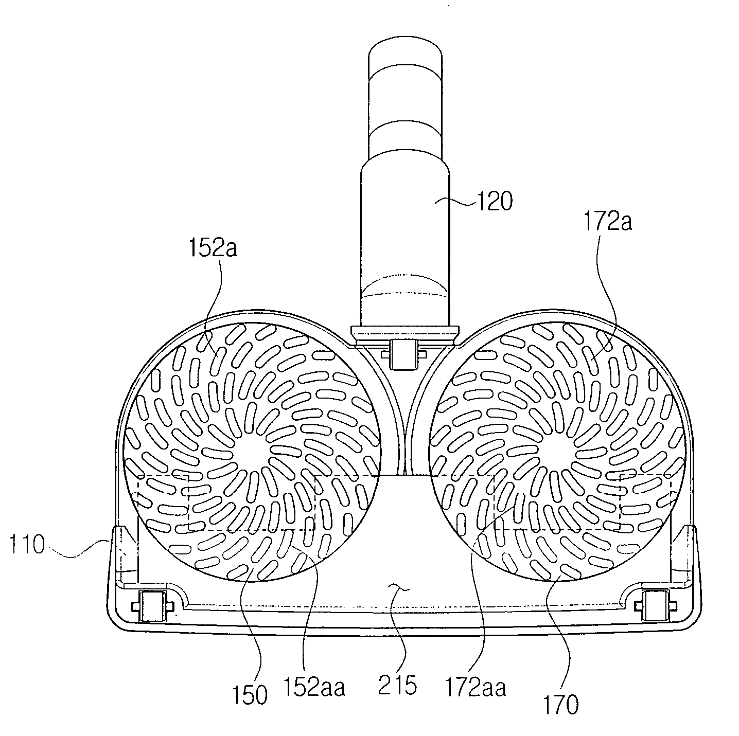 Suction brush assembly