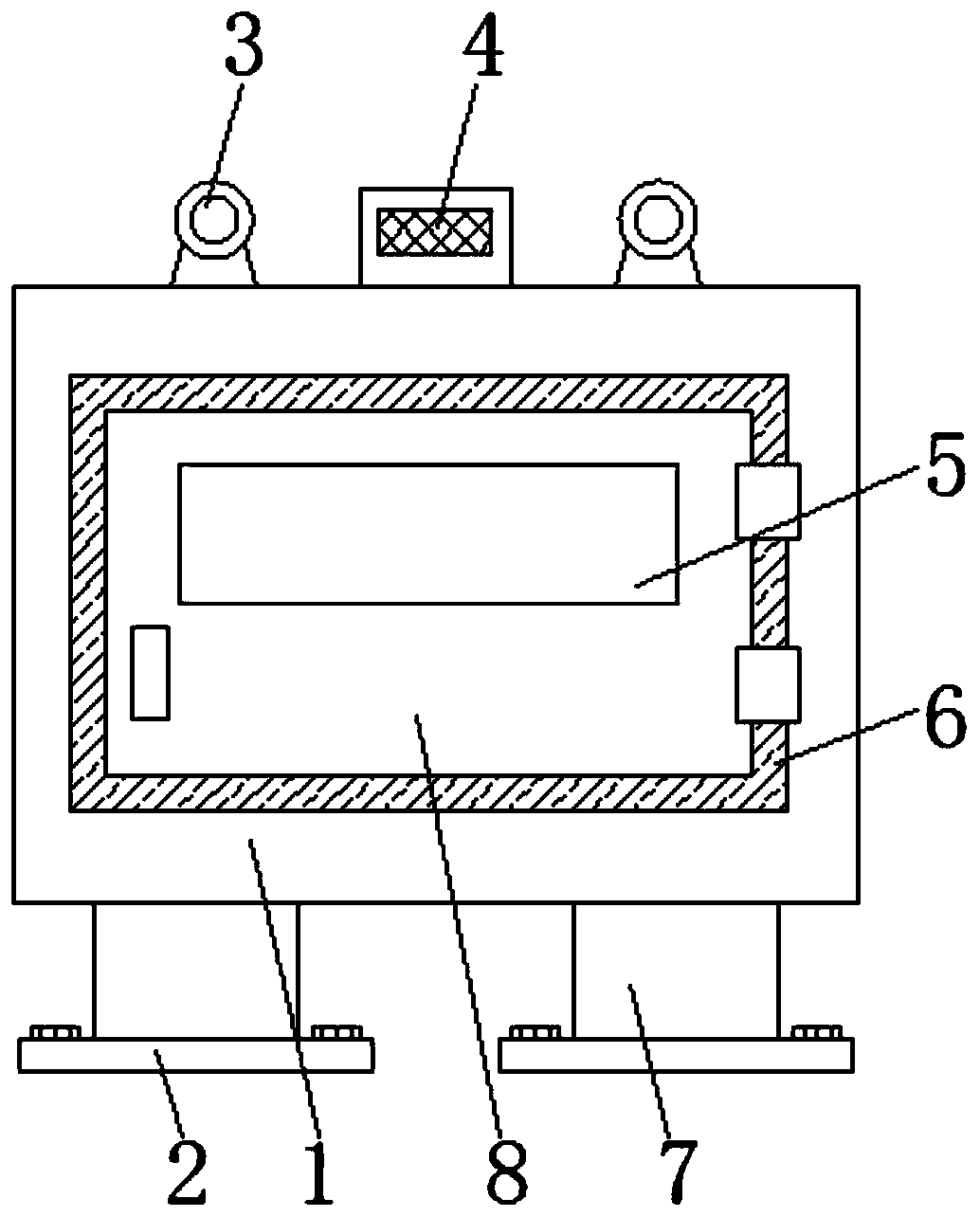 Fault diagnosis detection and alarm device for machine tool equipment