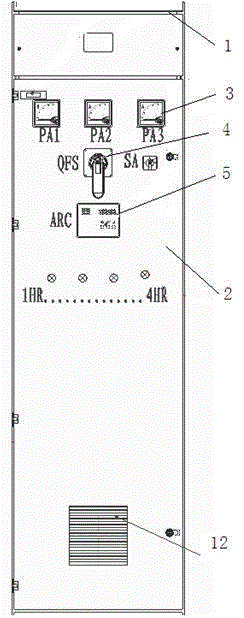 Low-voltage complete set of reactive power compensation device