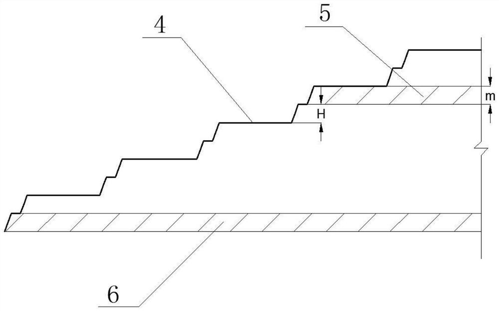 Mining method for upper coal seam of composite coal seam strip mine close-to-slope mining end slope