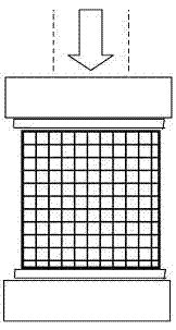 Honeycomb flue gas denitrification catalyst and preparation method thereof