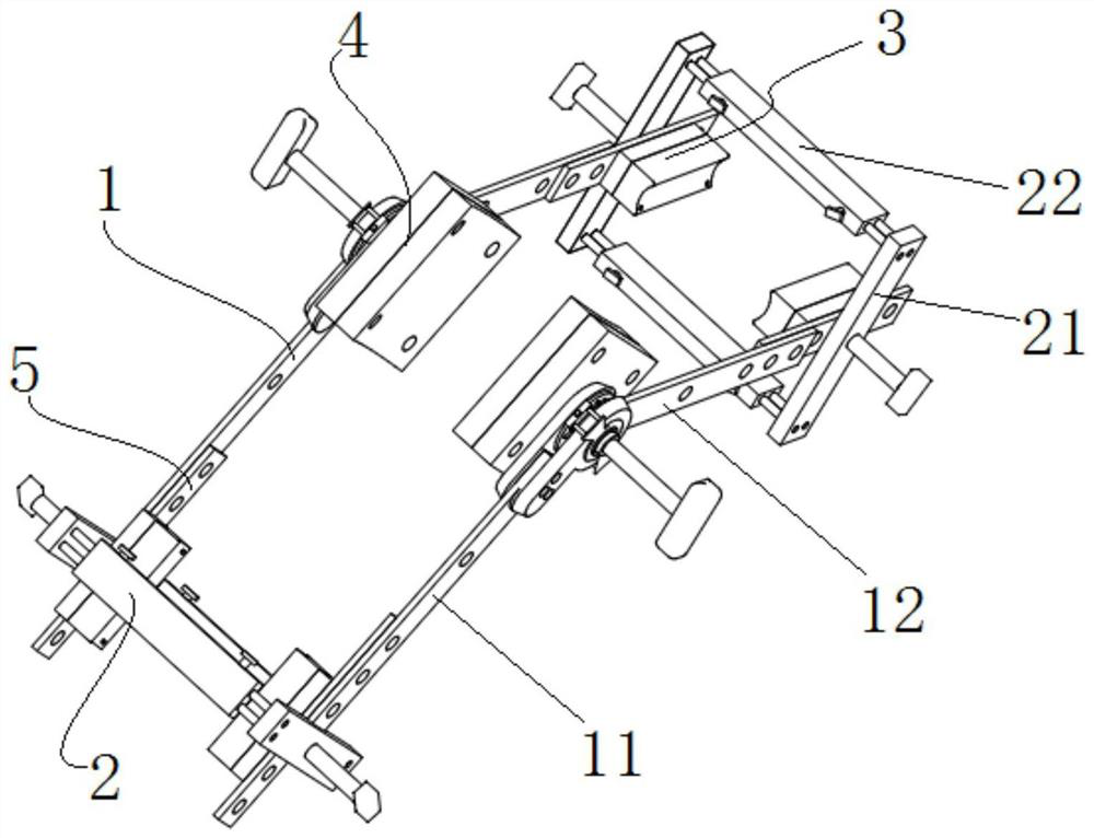 Auxiliary fixing brace for preoperative unicompartmental knee arthroplasty imaging evaluation