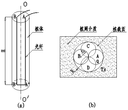 A detection system design method for detecting the integrity of cast-in-situ piles based on dts