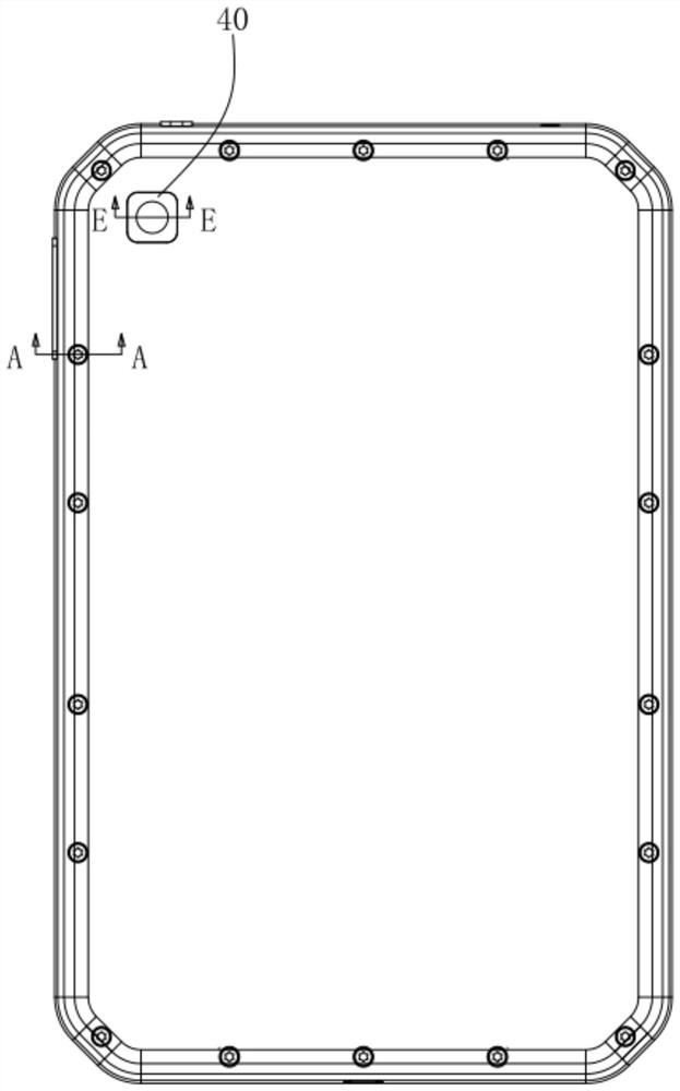 Waterproof tablet personal computer