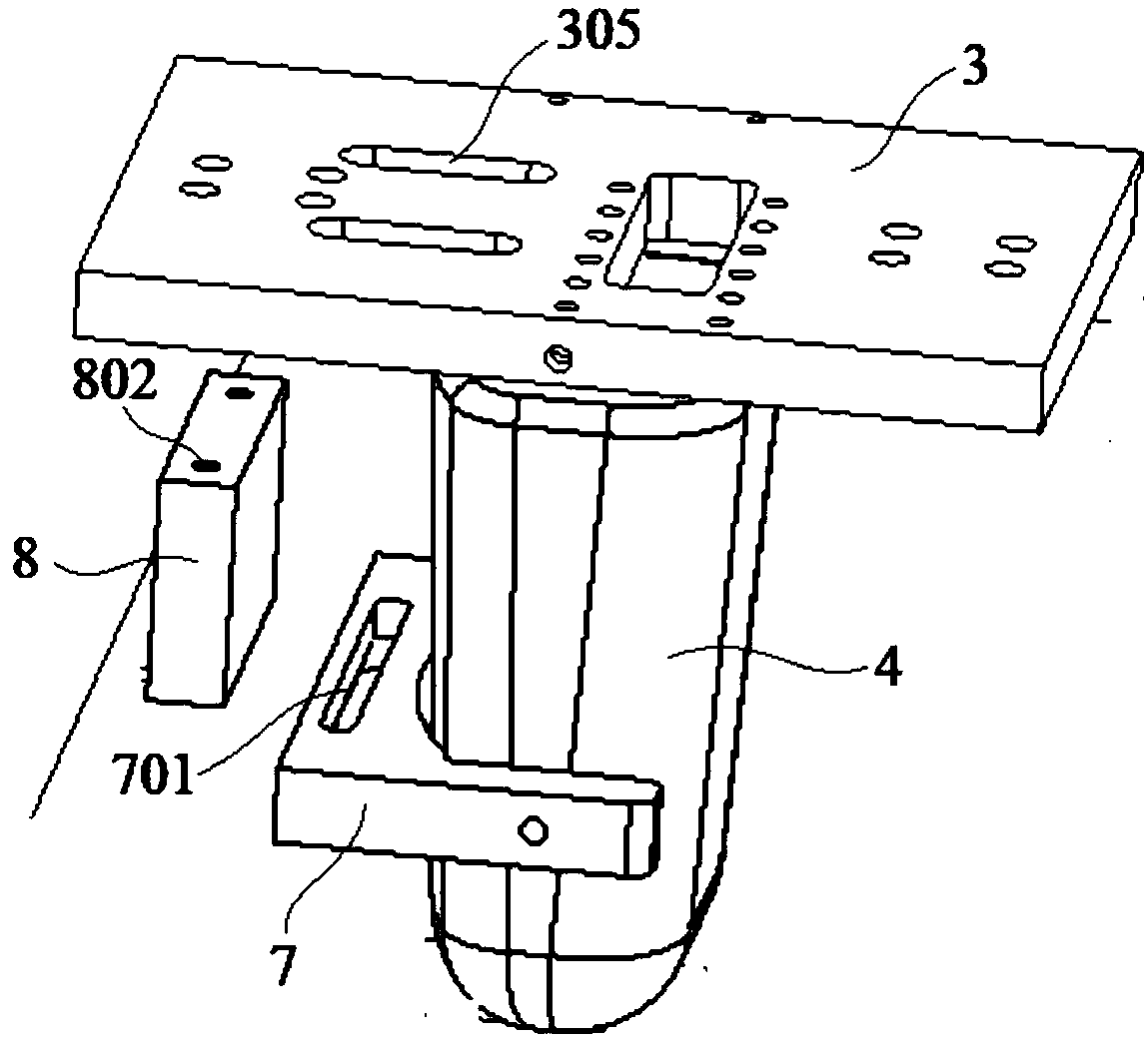 Test device with code scanning device