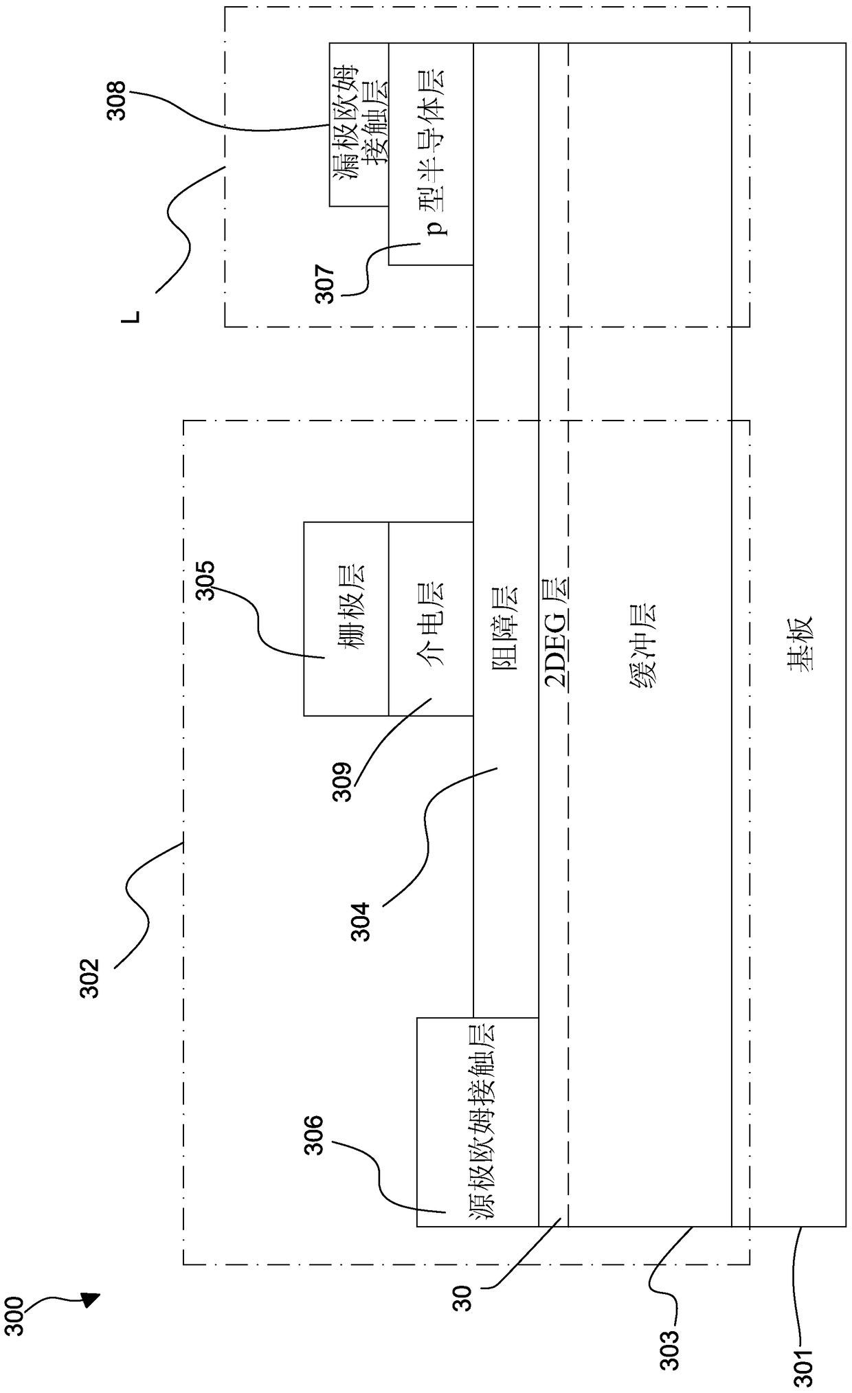 Structure of High Electron Mobility Light Emitting Transistor