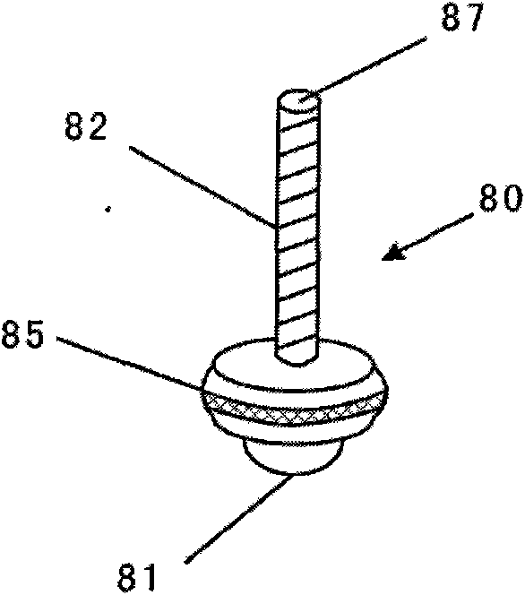 Method and device for supporting and fixing filter element of precision filter by using upper seal head