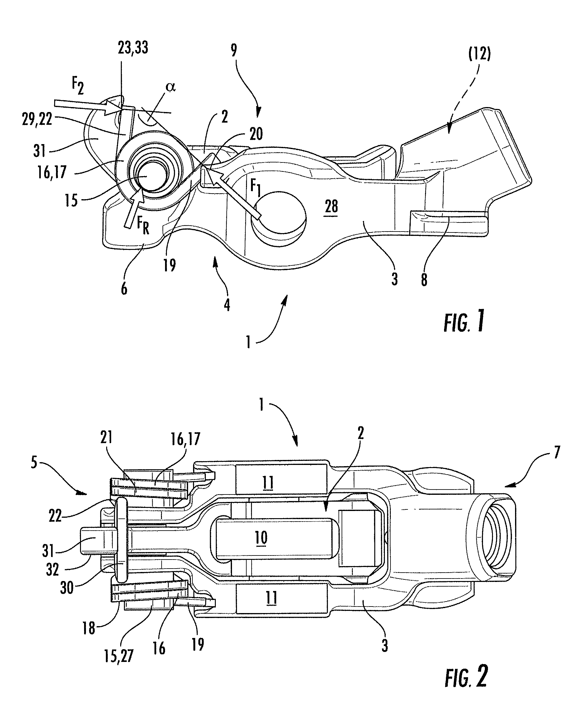 Switchable cam follower