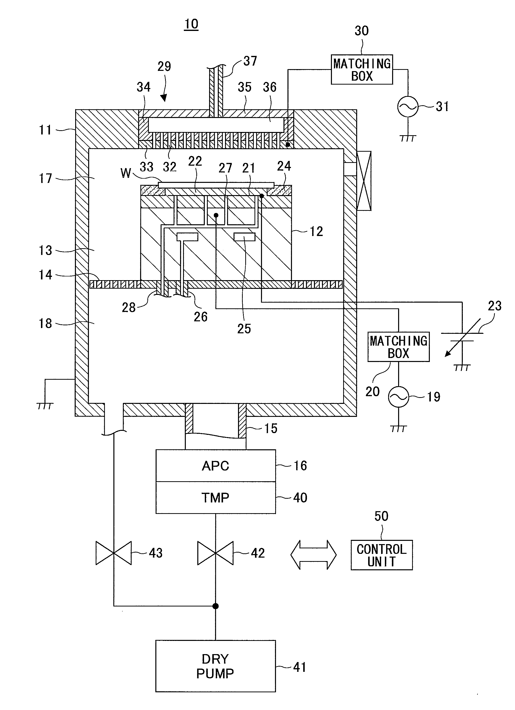 Evacuation method and vacuum processing apparatus