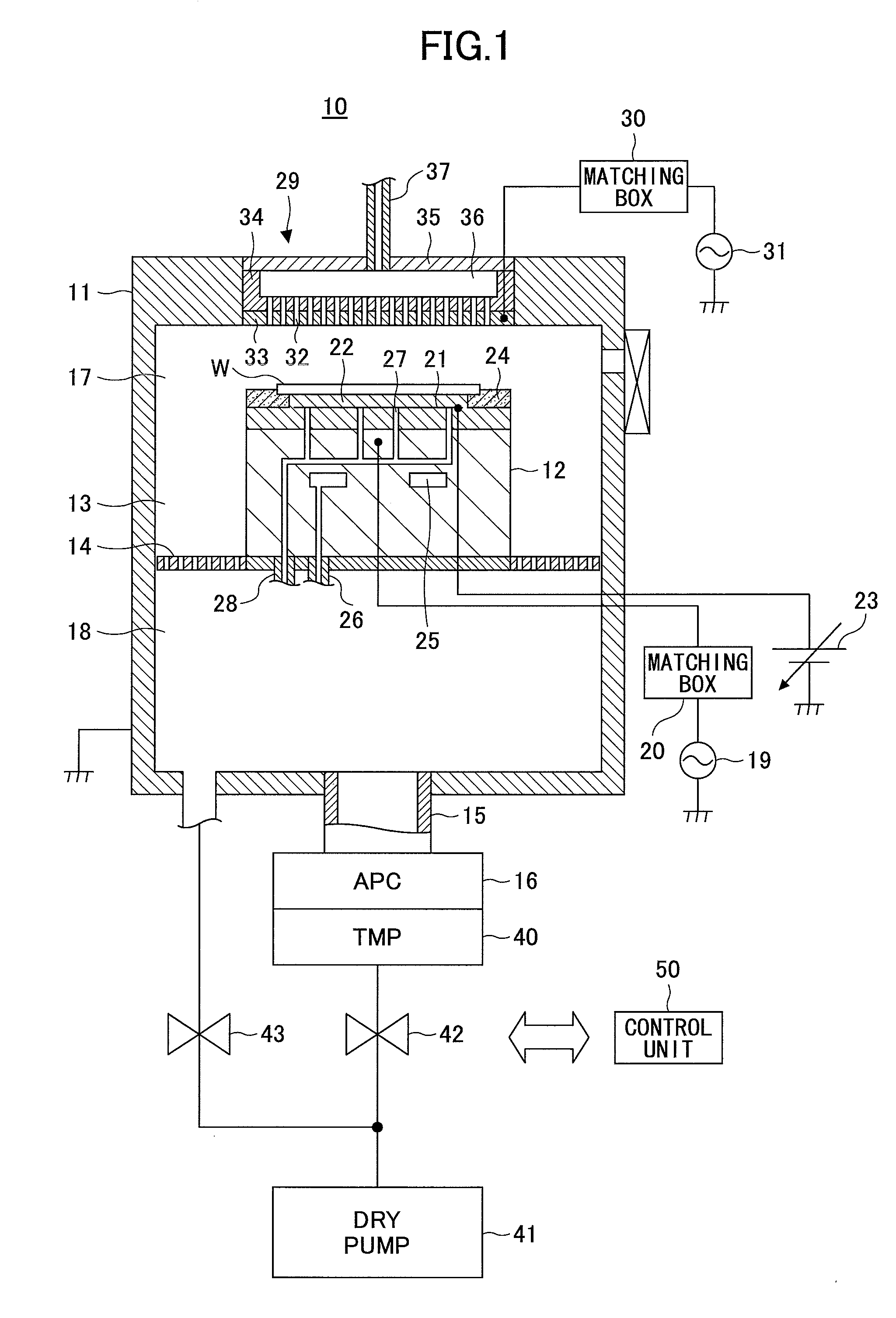 Evacuation method and vacuum processing apparatus