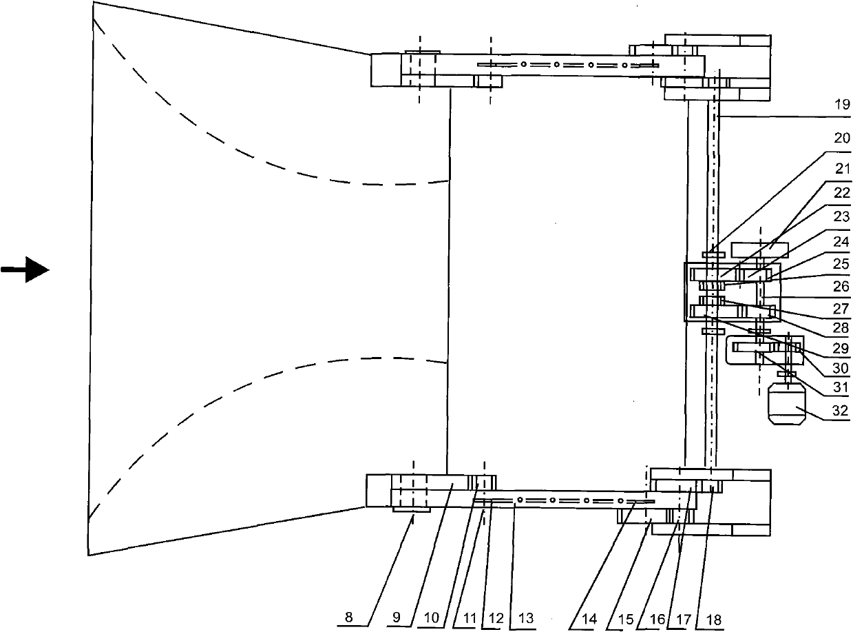 Power generation device by virtue of surge waves