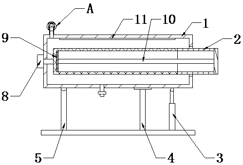 Chemical raw material dewatering and drying machine