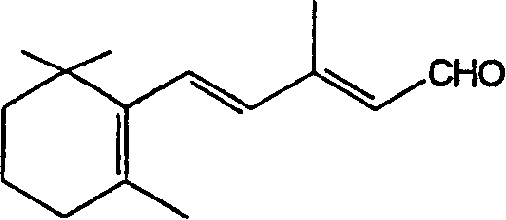 Process for the preparation of beta-ionylideneacetaldehyde