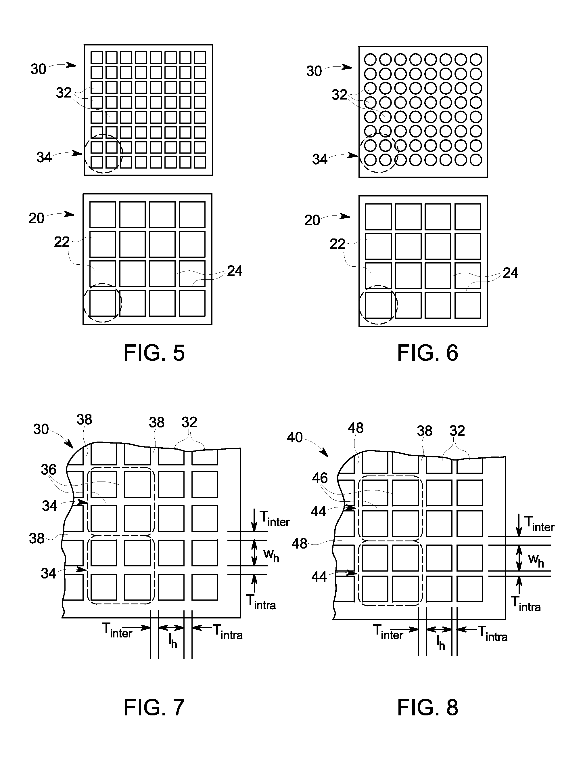 Collimator for a pixelated detector