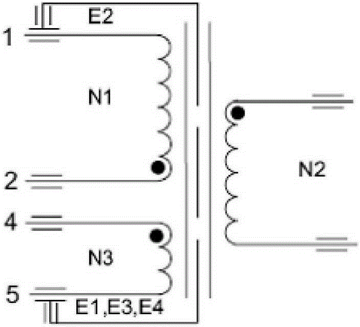 Switching power supply capable of resisting 20 KV lightning strokes