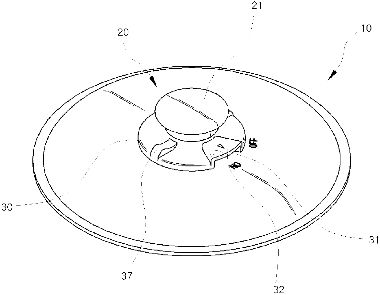 Cookware cover equipped with steam discharging device