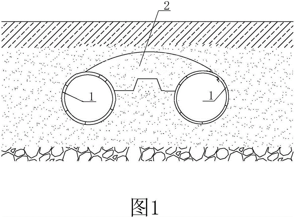 Method for constructing underground space by shield-shallow buried covered excavation composite method