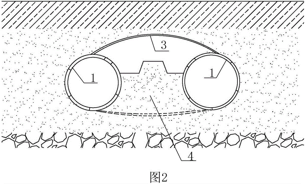 Method for constructing underground space by shield-shallow buried covered excavation composite method