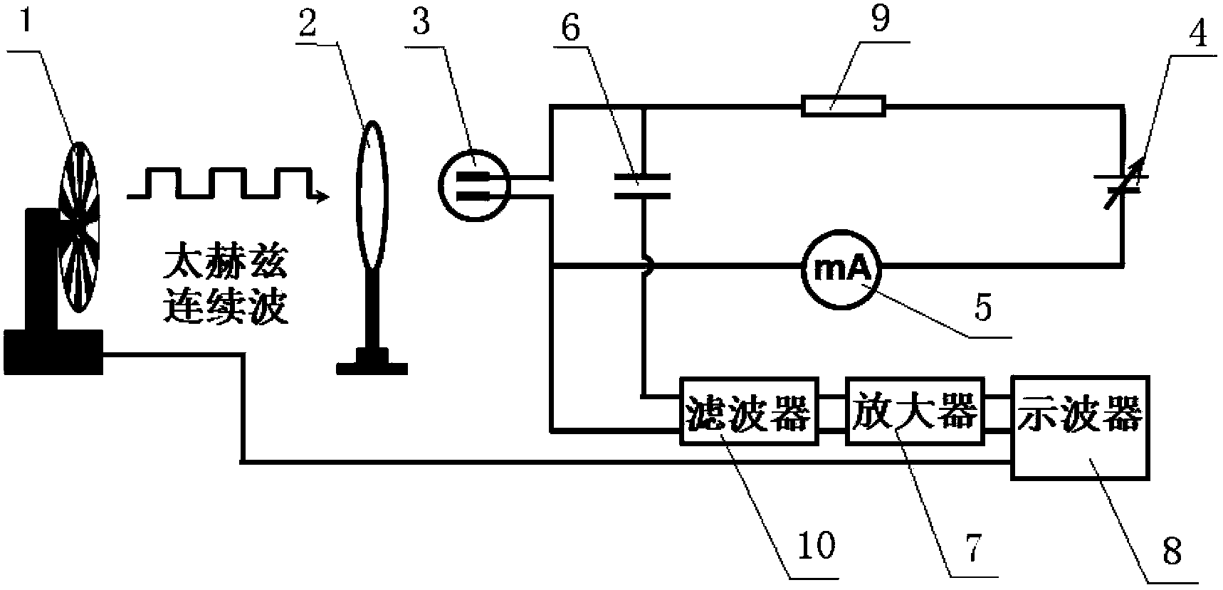 Terahertz wave detector