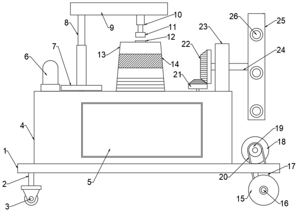 Subway tunnel artificial intelligence robot