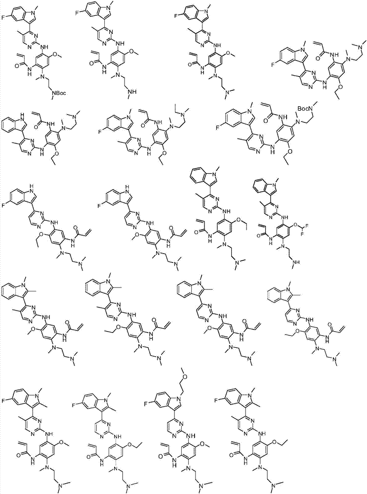 Substituted indole or indole pyrimidine derivative as well as preparation method and application of substituted indole or indole pyrimidine derivative