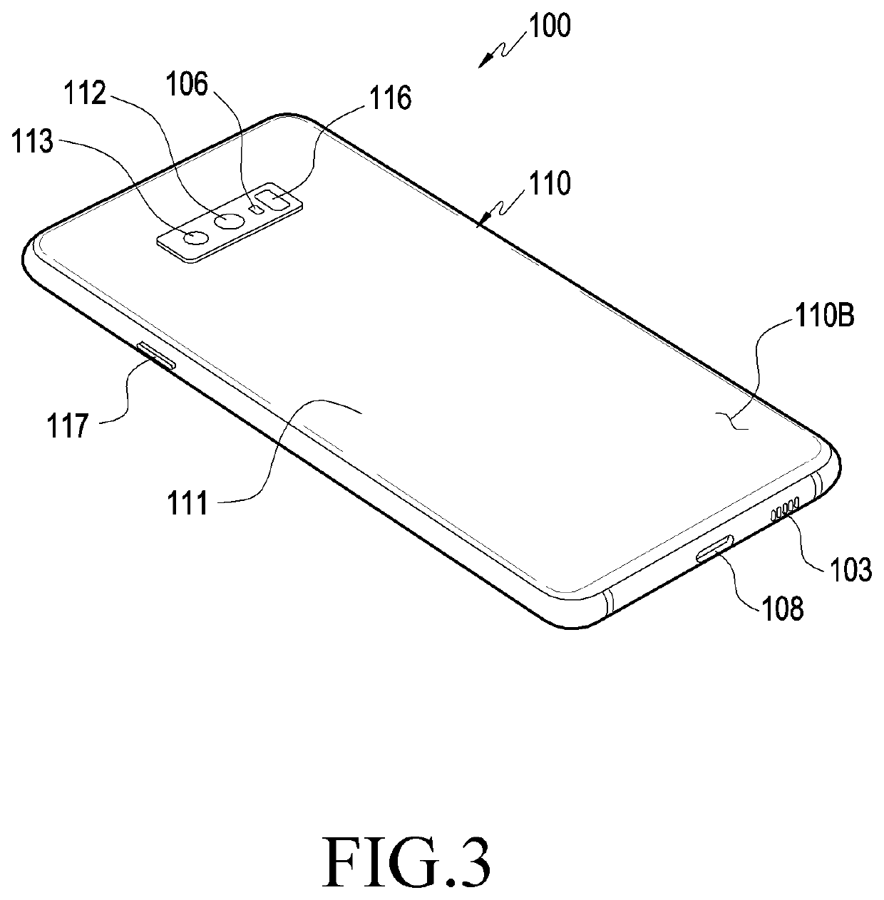 Electronic device including acoustic waveguide