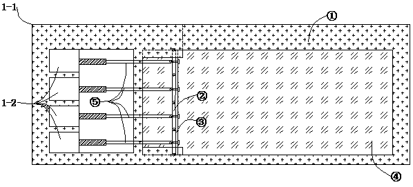 Experimental method for flexible retaining wall soil pressure model