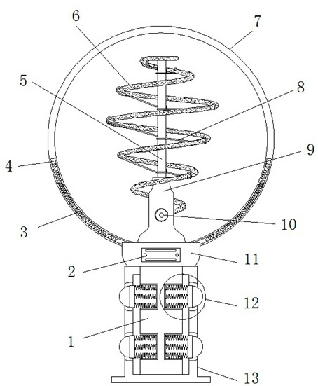 LED filament lamp convenient to assemble