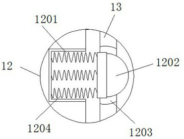 LED filament lamp convenient to assemble