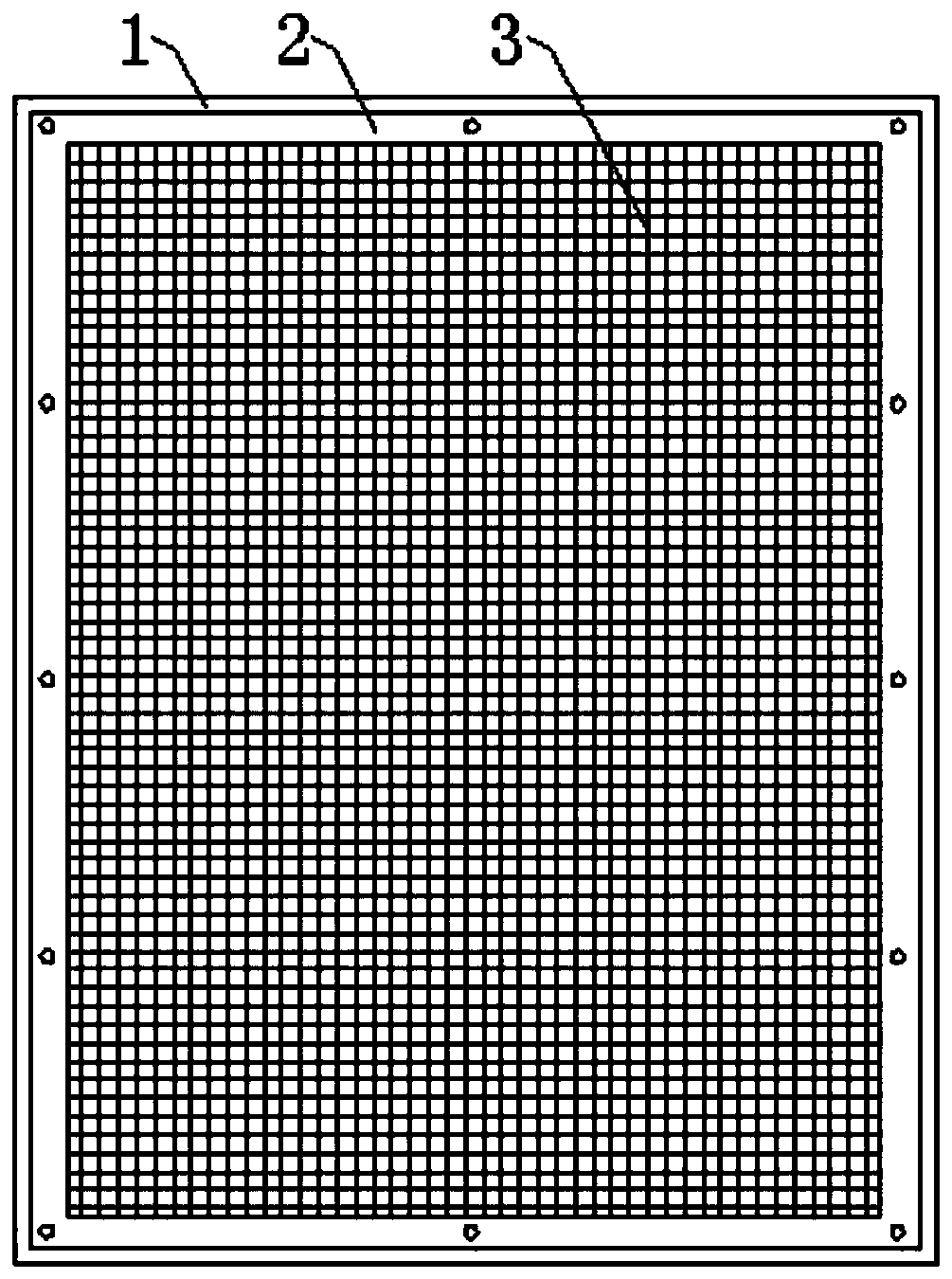 Mask type filtering device for window